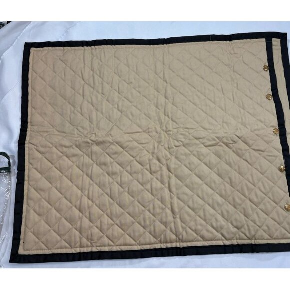 Ralph Lauren CHARLESTON Tan Chino Quilted standard Sham NEW w/ Tags - Picture 3 of 7